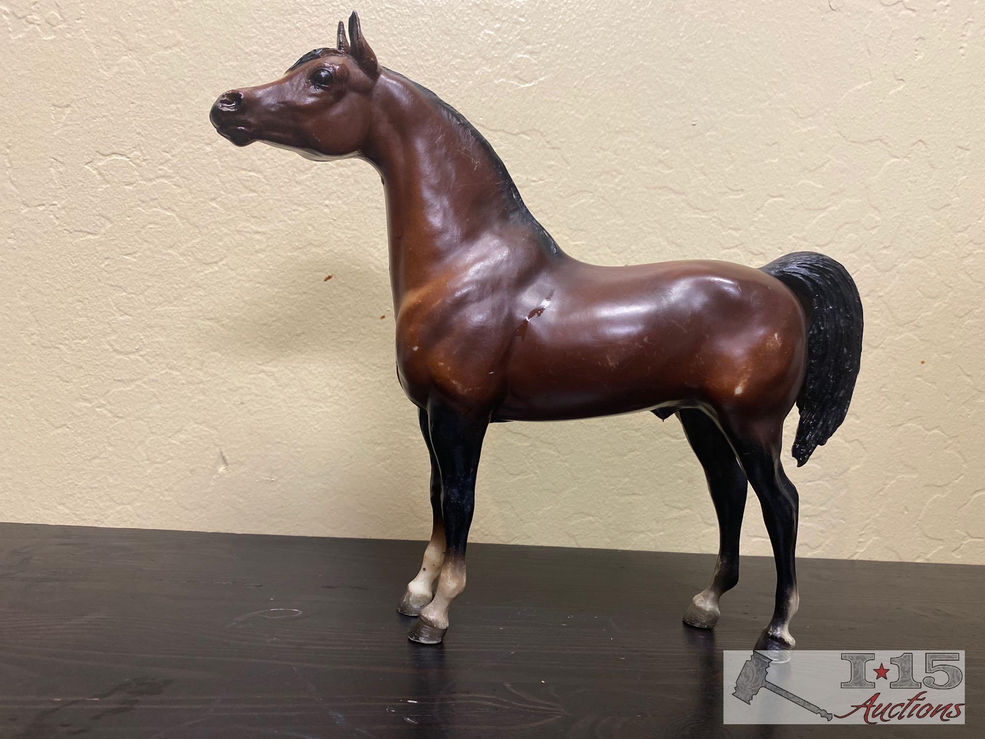 2-Breyer Arabians and 1- Breyer Morgan Collectable Horses