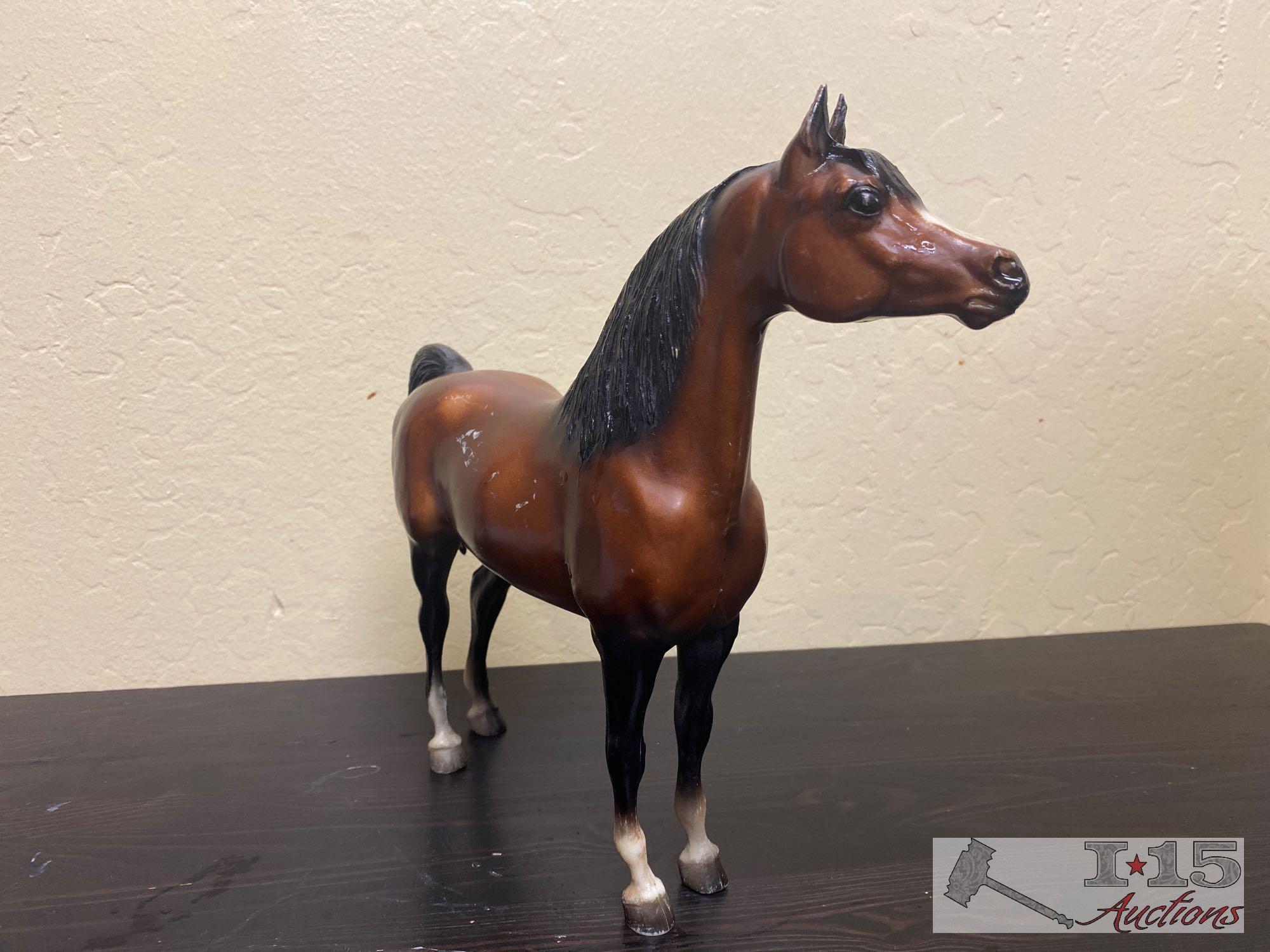 2-Breyer Arabians and 1- Breyer Morgan Collectable Horses