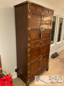Decretive Wooden Liquor Cabinet with RGB LEDs