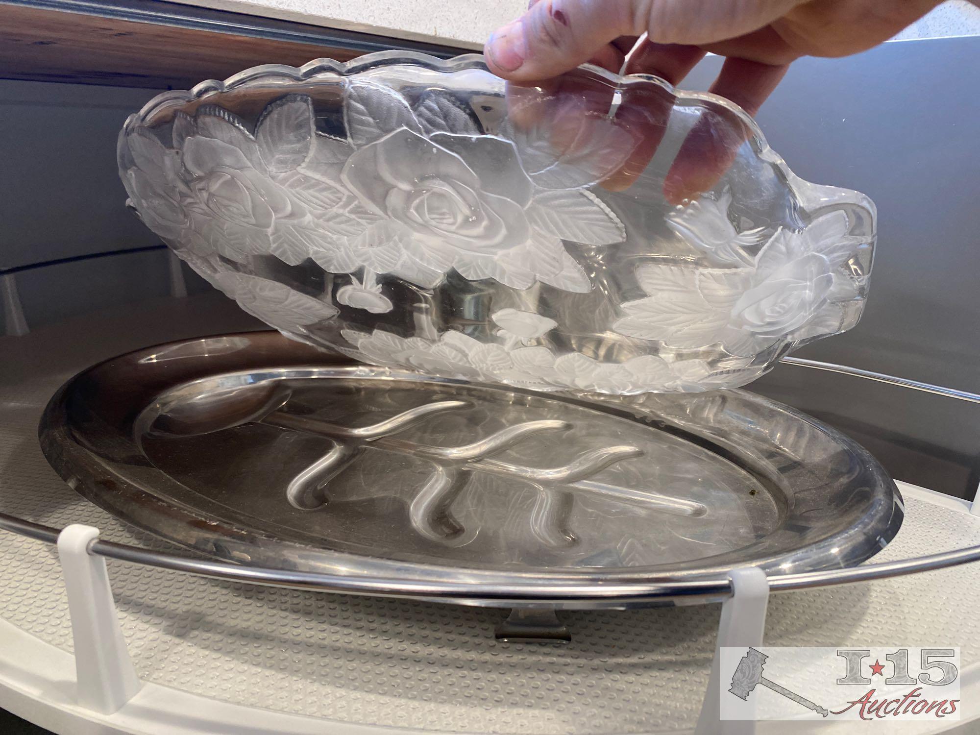 Cookware, Dishes, cutlery, Bottle Openers, wooden Serving Trays, Tea Set, Pyrex and More