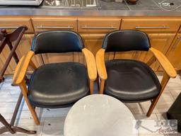 2 Chairs, Table, Clothes Drying Rack