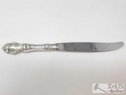 Naken's Silverware Chest With Wallace Sterling Silverware And Sterling Silver Dish- 2,715.4g