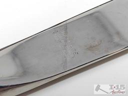 Naken's Silverware Chest With Wallace Sterling Silverware And Sterling Silver Dish- 2,715.4g