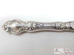 Naken's Silverware Chest With Wallace Sterling Silverware And Sterling Silver Dish- 2,715.4g