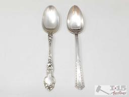 Naken's Silverware Chest With Wallace Sterling Silverware And Sterling Silver Dish- 2,715.4g