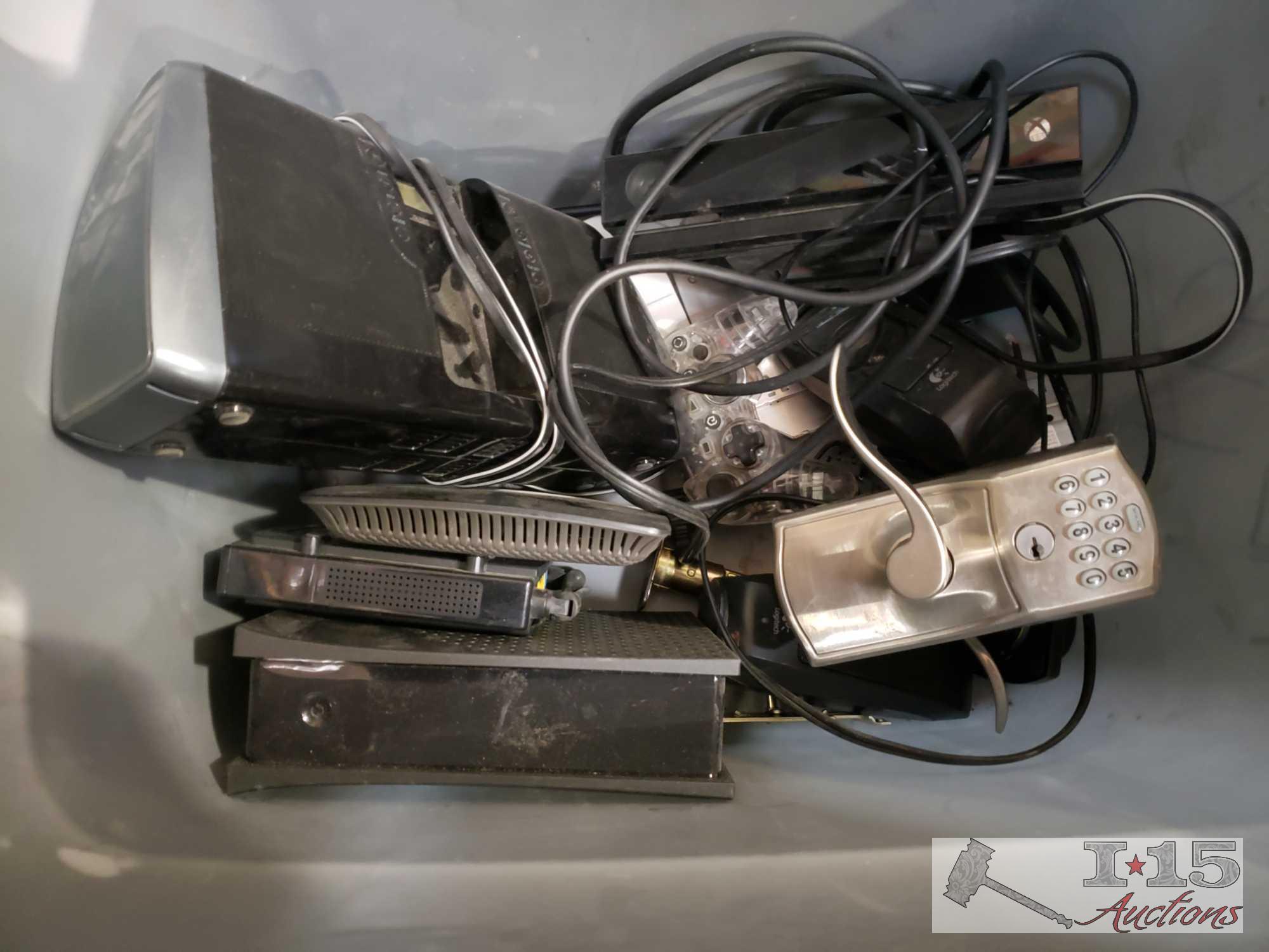Three Modems, Electronic Door Lock, Xbox Kinect without console, and more