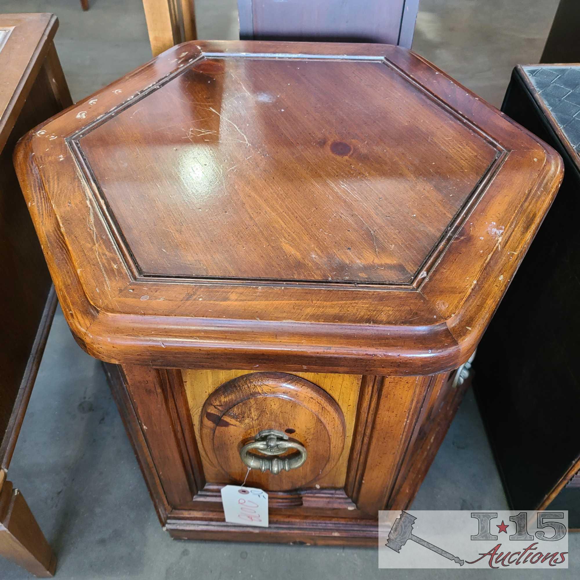 Wooden End Table