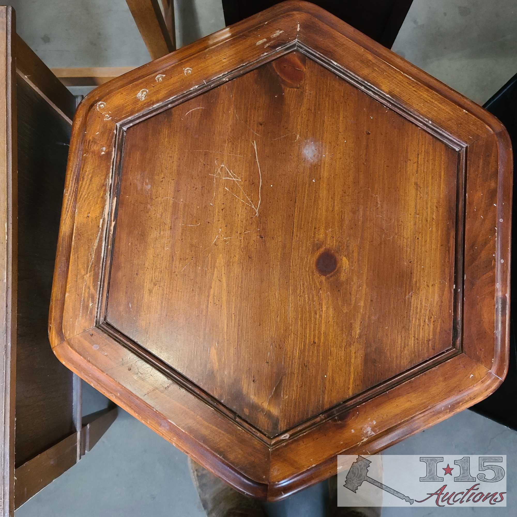 Wooden End Table