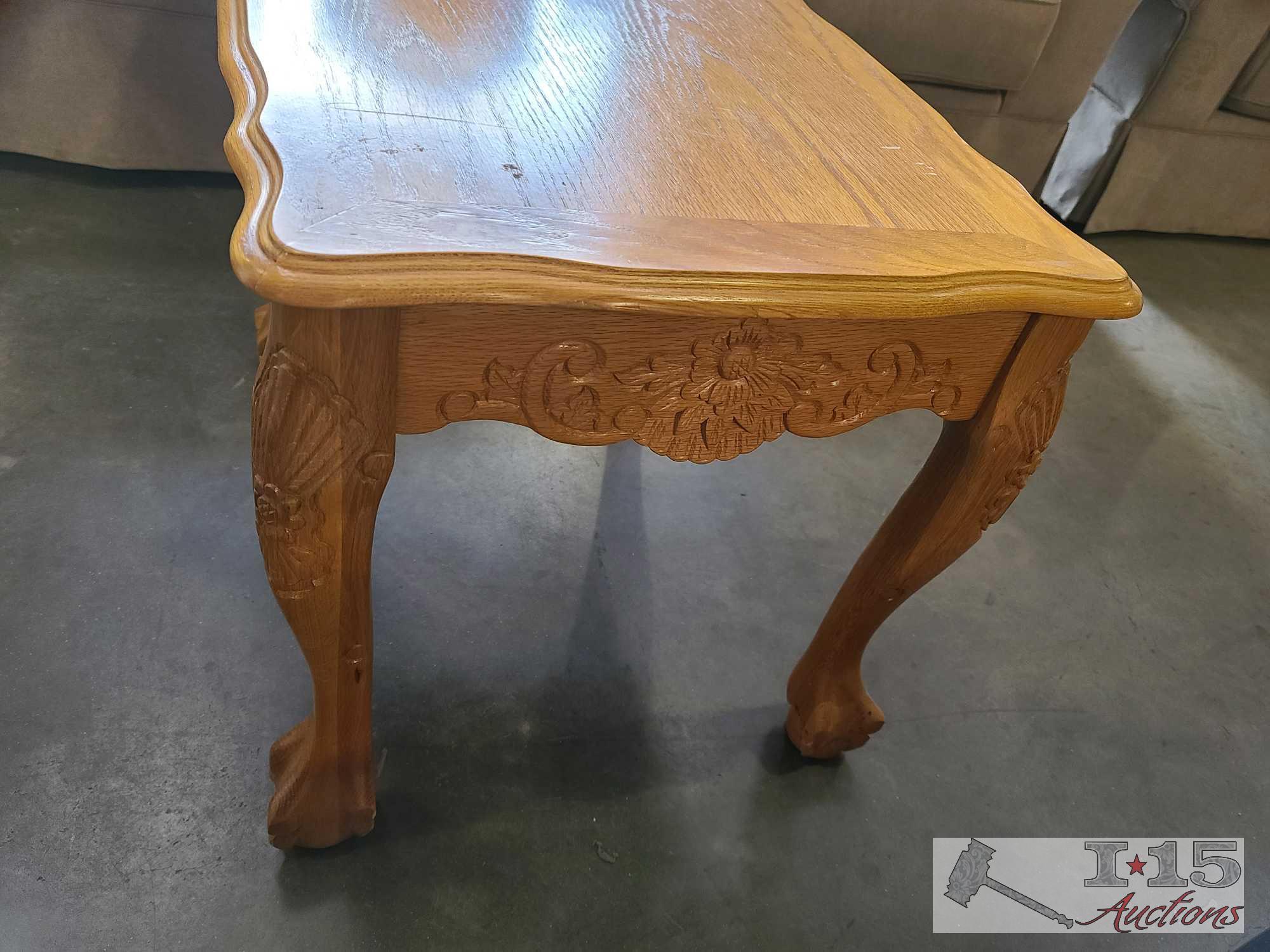 Wooden End Table