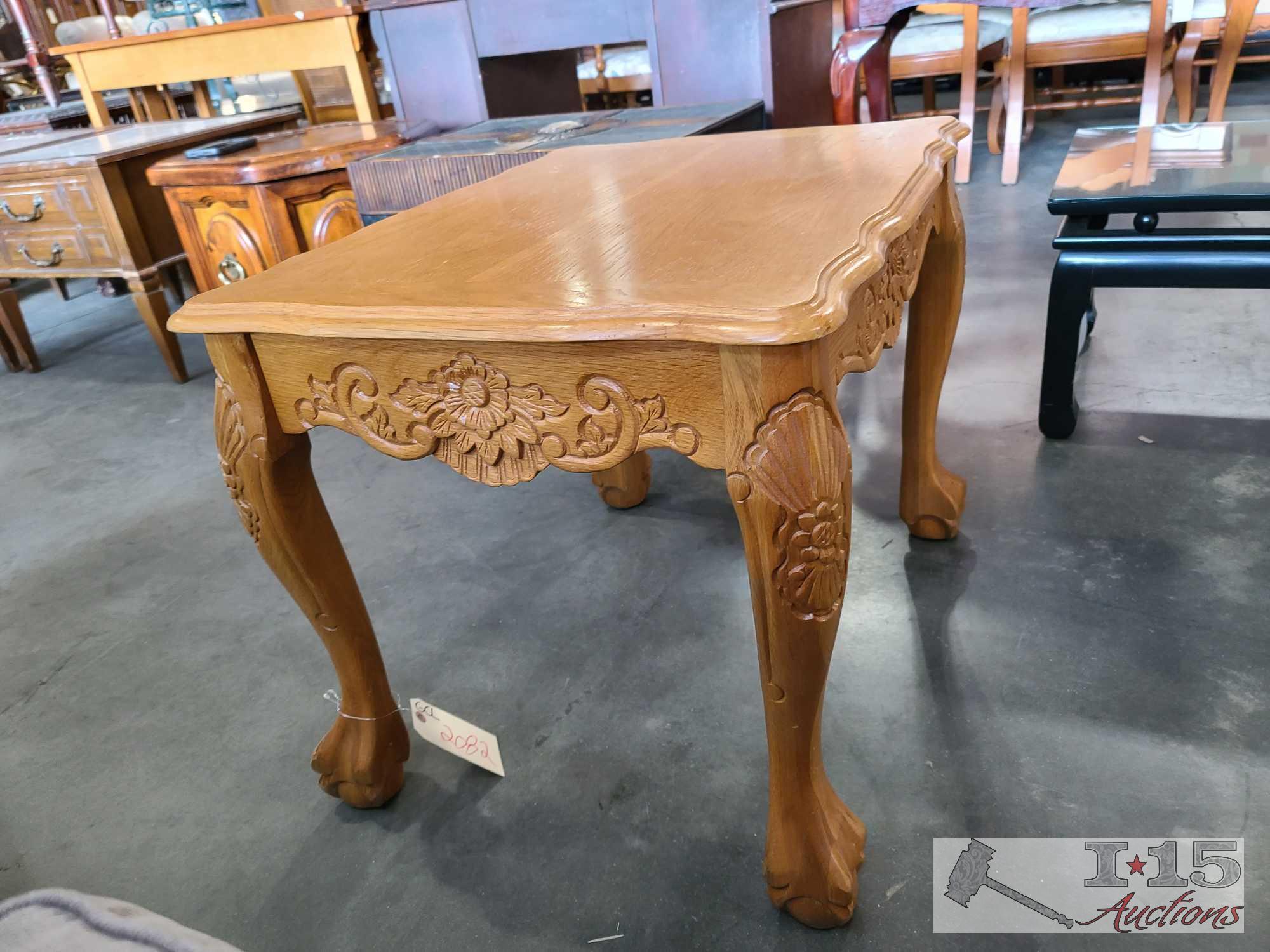 Wooden End Table