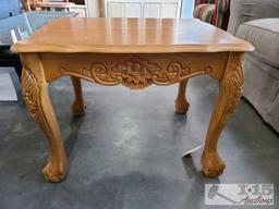 Wooden End Table