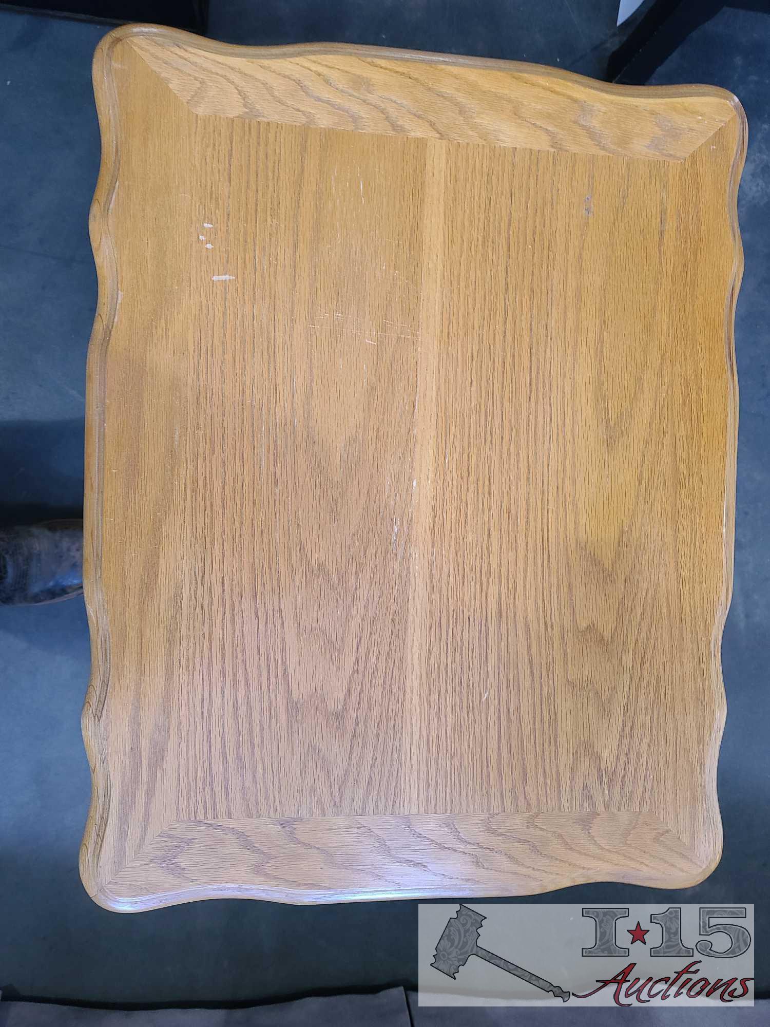 Wooden End Table
