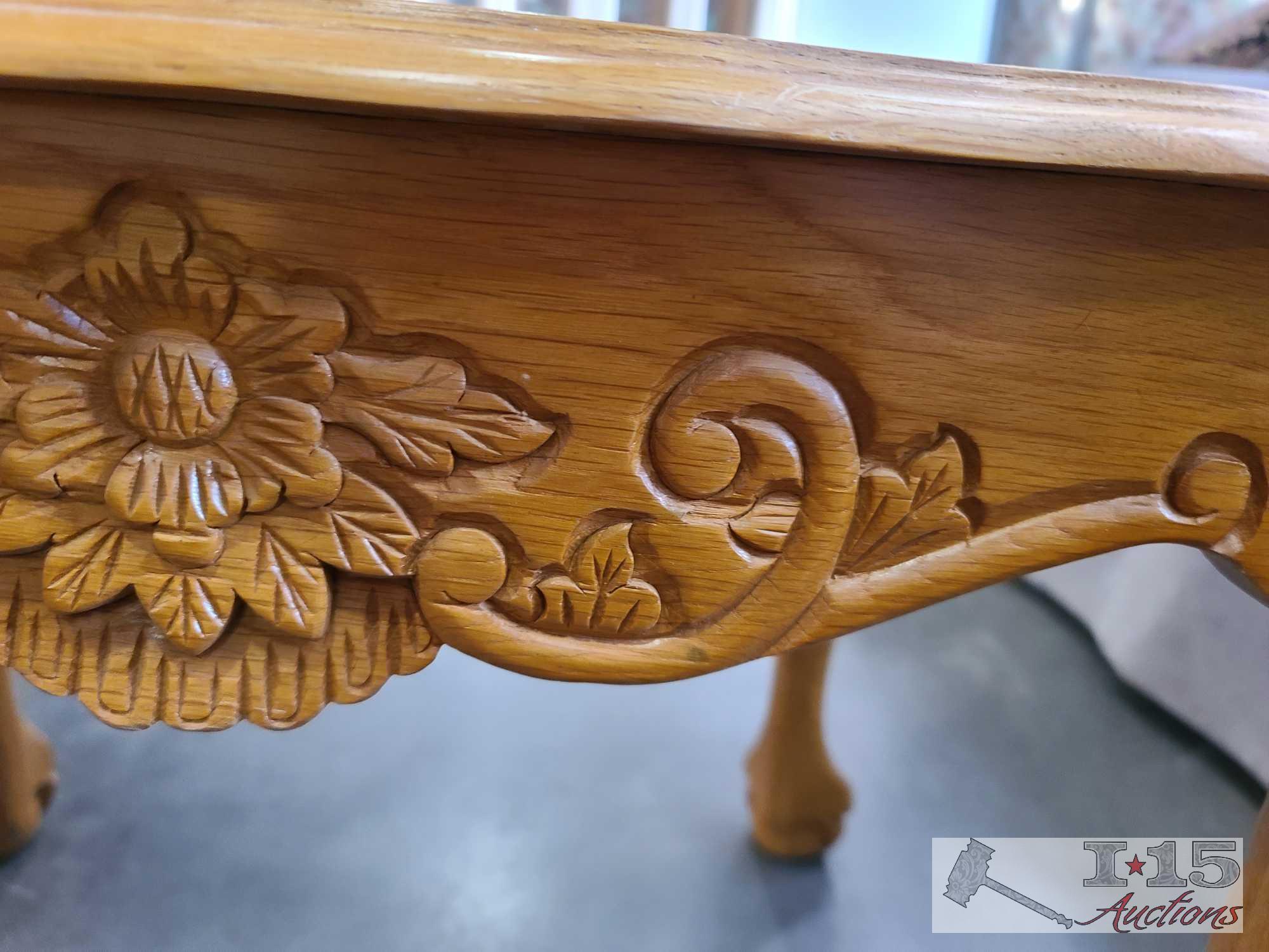 Wooden End Table