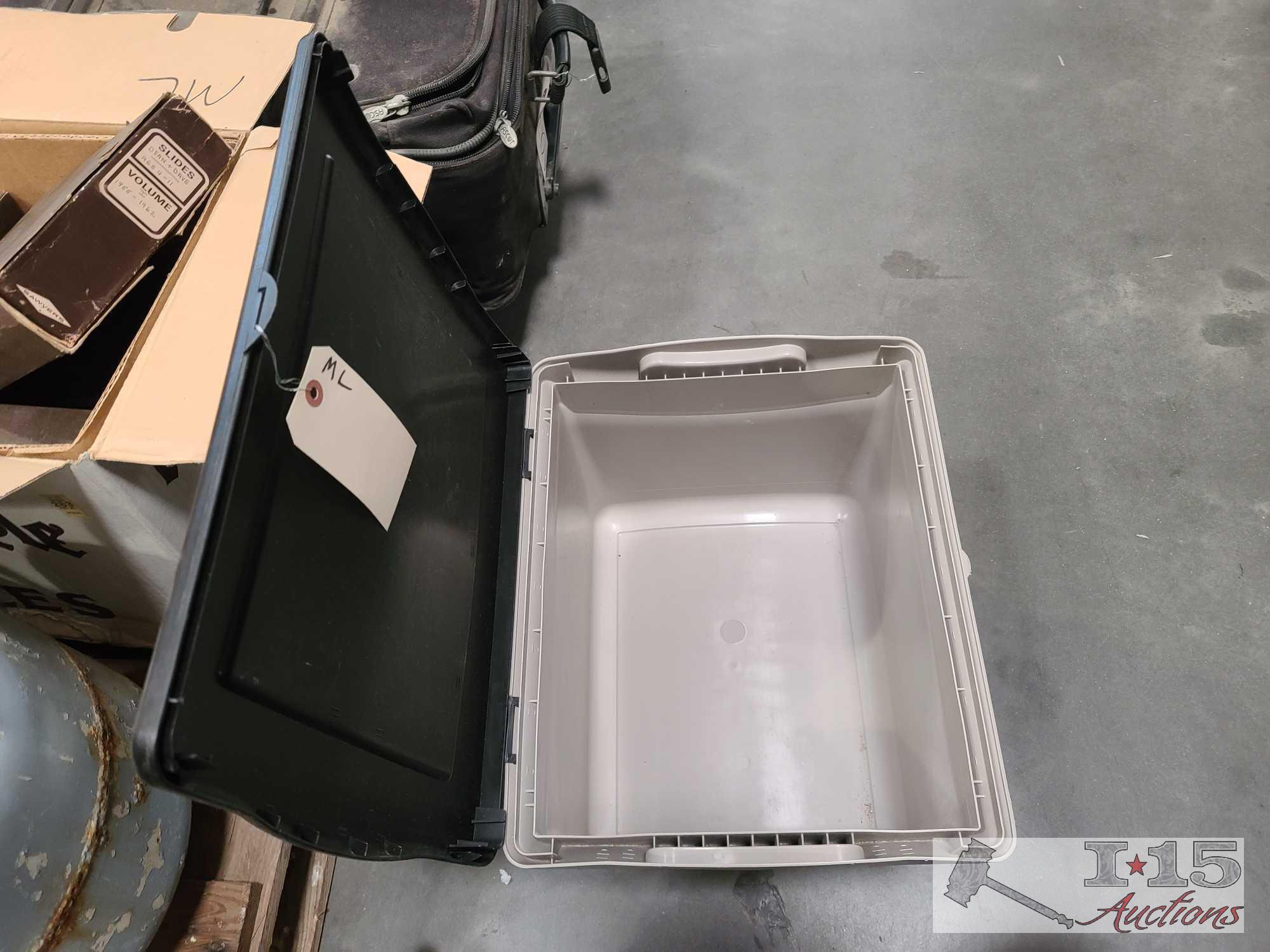 2 Propane Tanks, Suit Case, And More