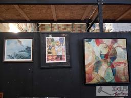 4 Pieces Of Framed Art