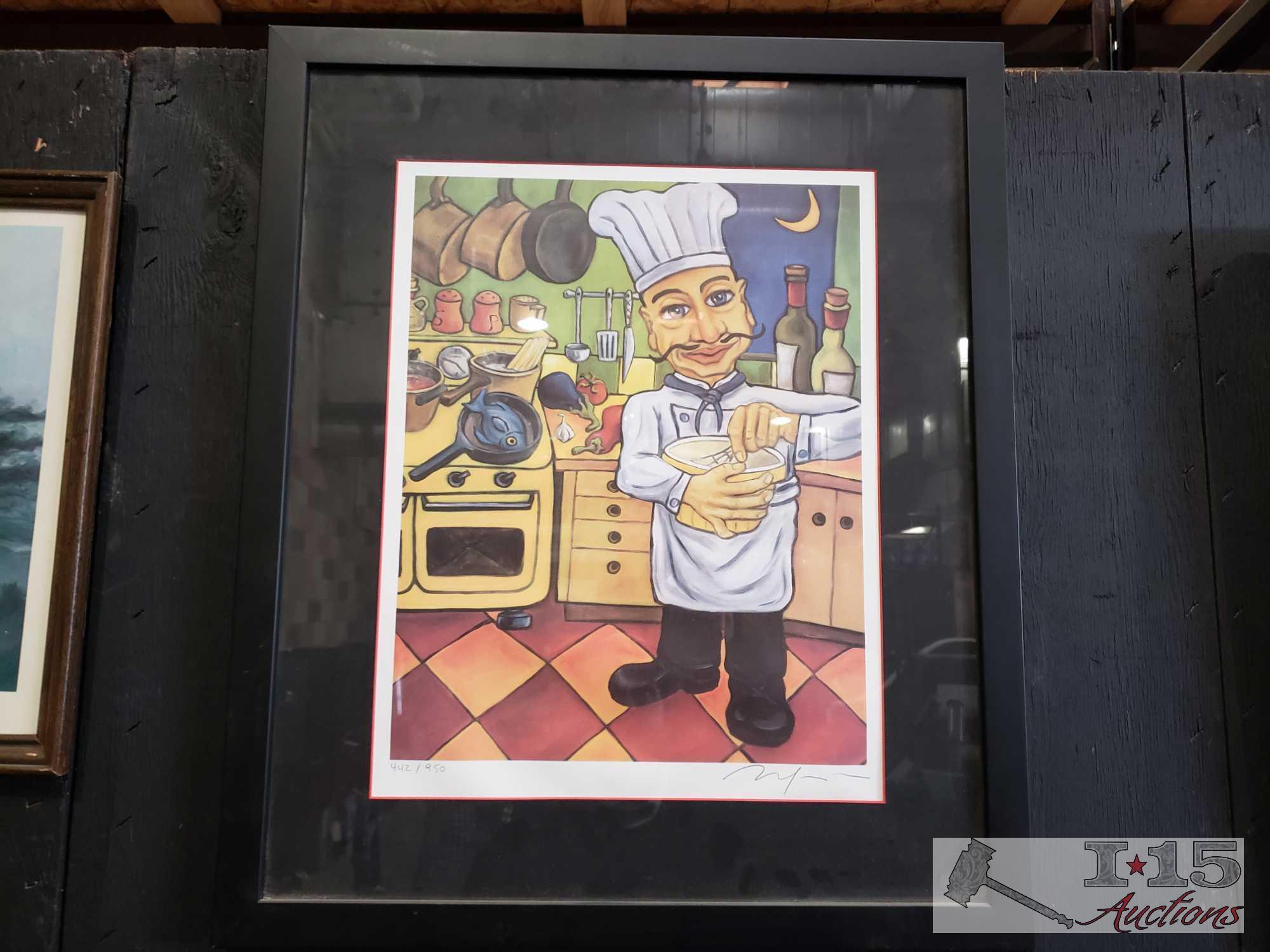 4 Pieces Of Framed Art