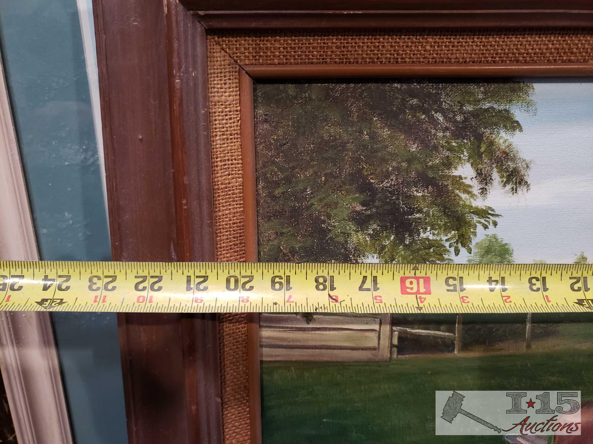 6 Pieces Of Framed Art