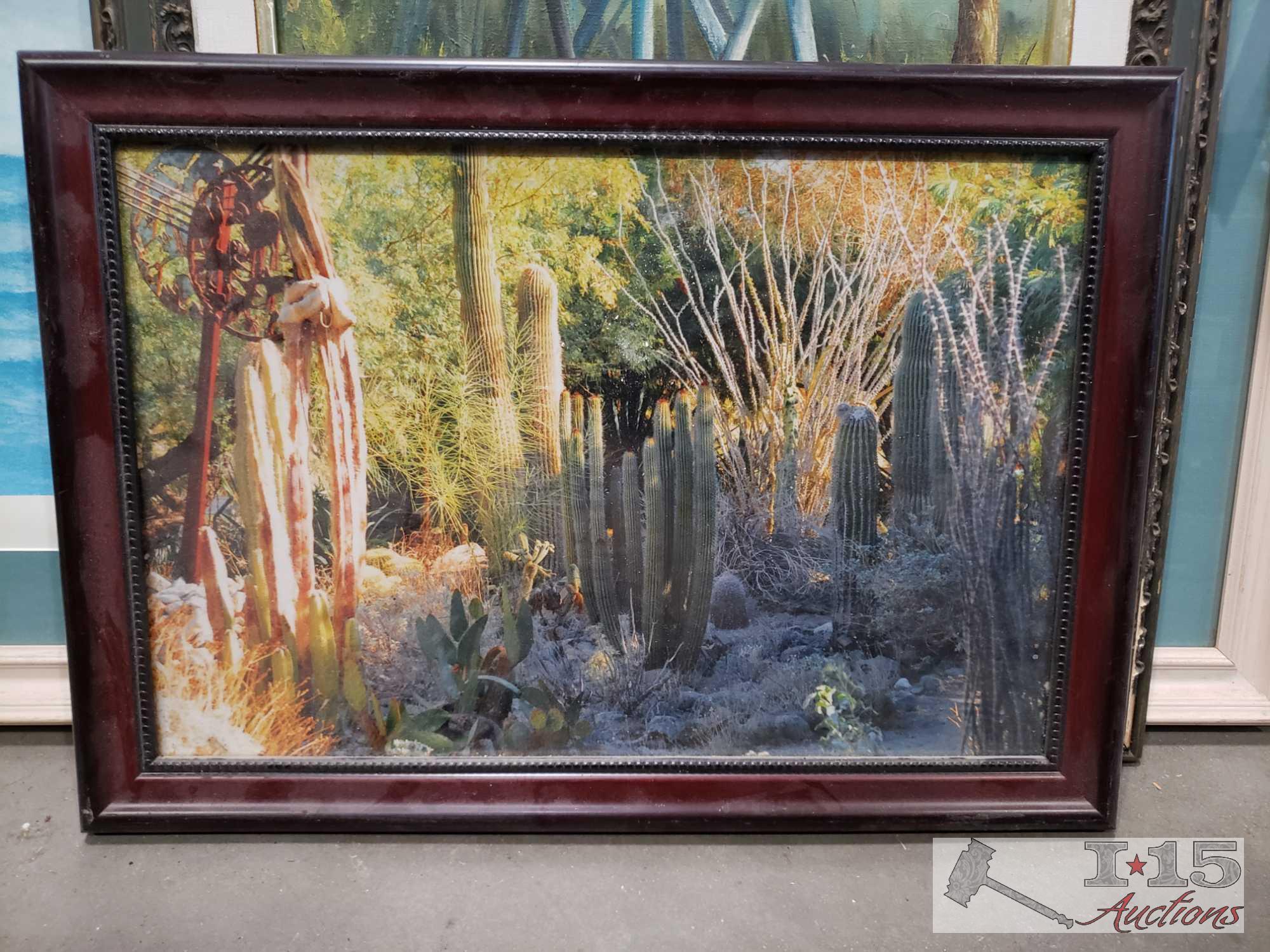 6 Pieces Of Framed Art