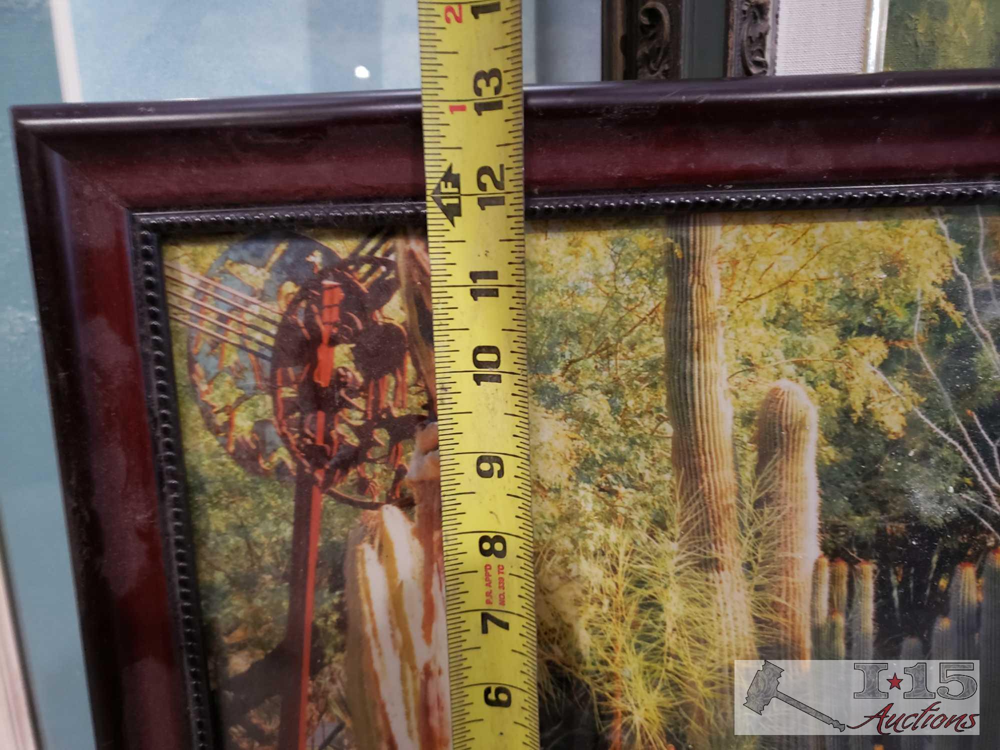 6 Pieces Of Framed Art