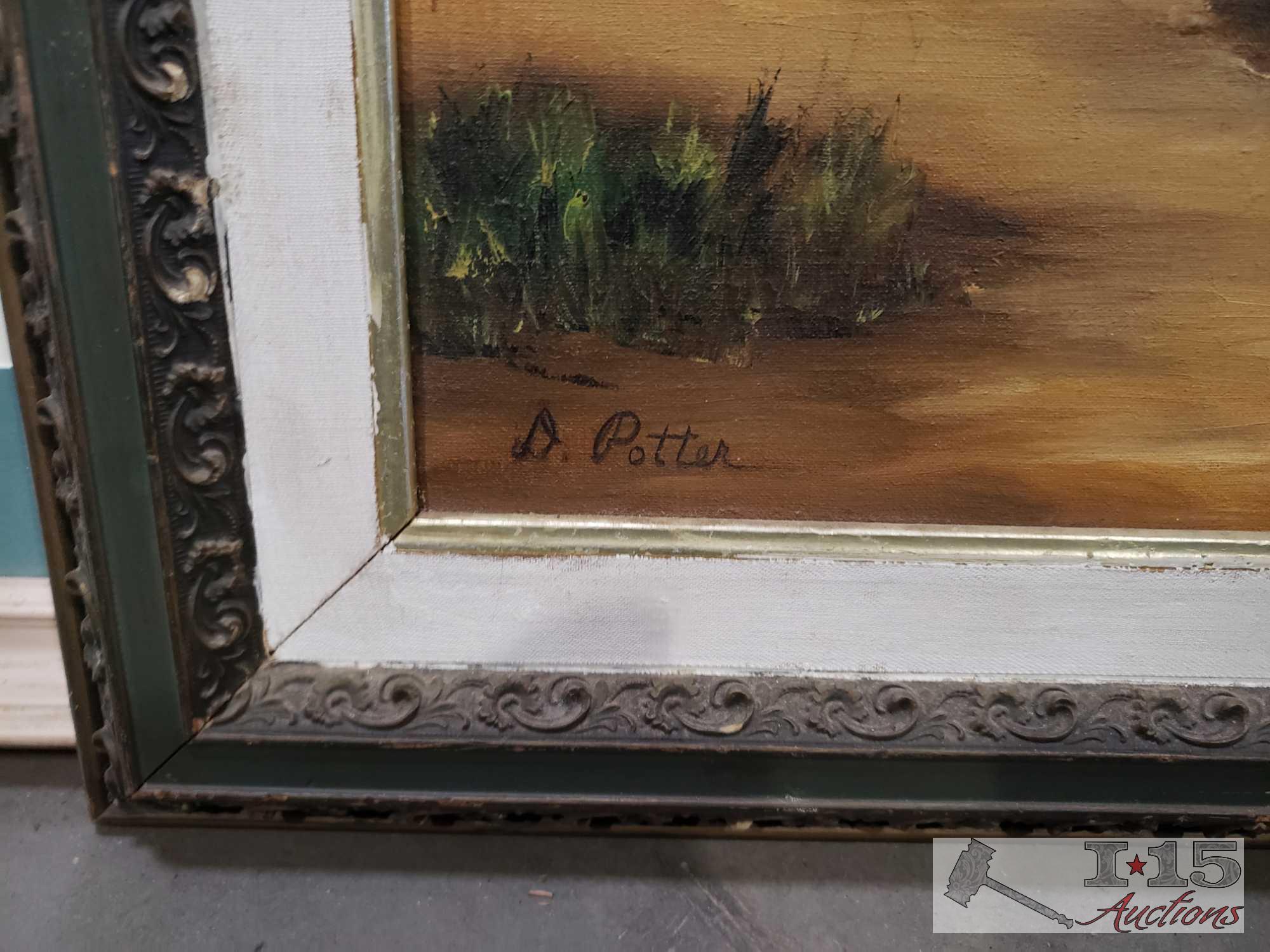 6 Pieces Of Framed Art
