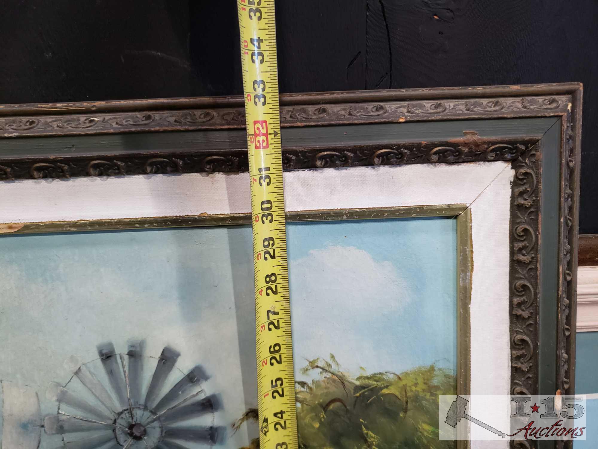 6 Pieces Of Framed Art