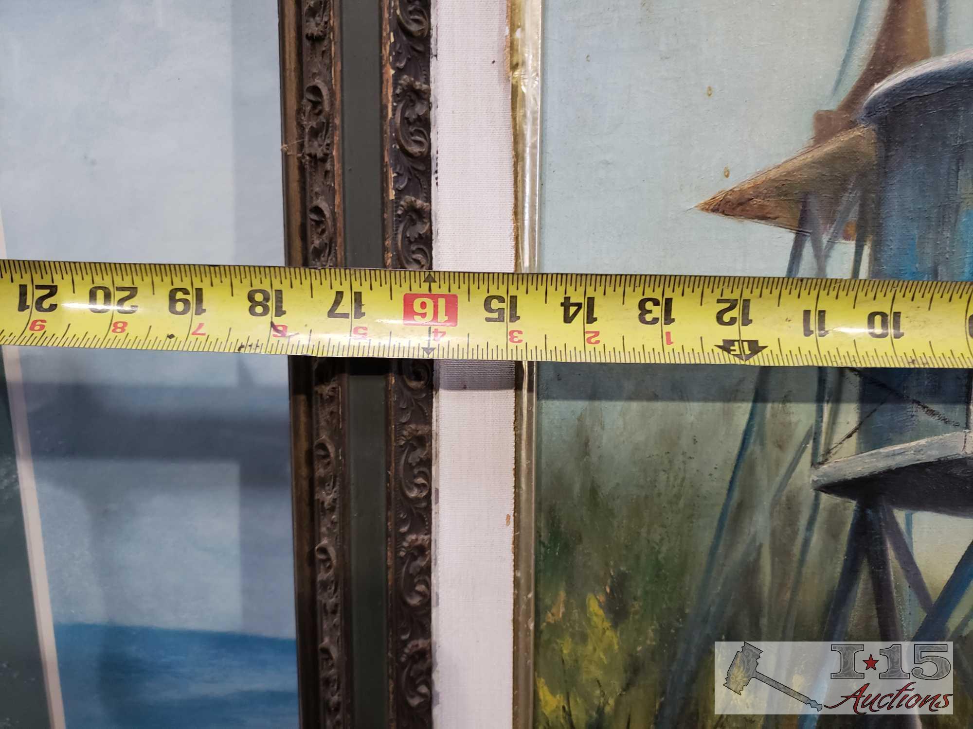 6 Pieces Of Framed Art