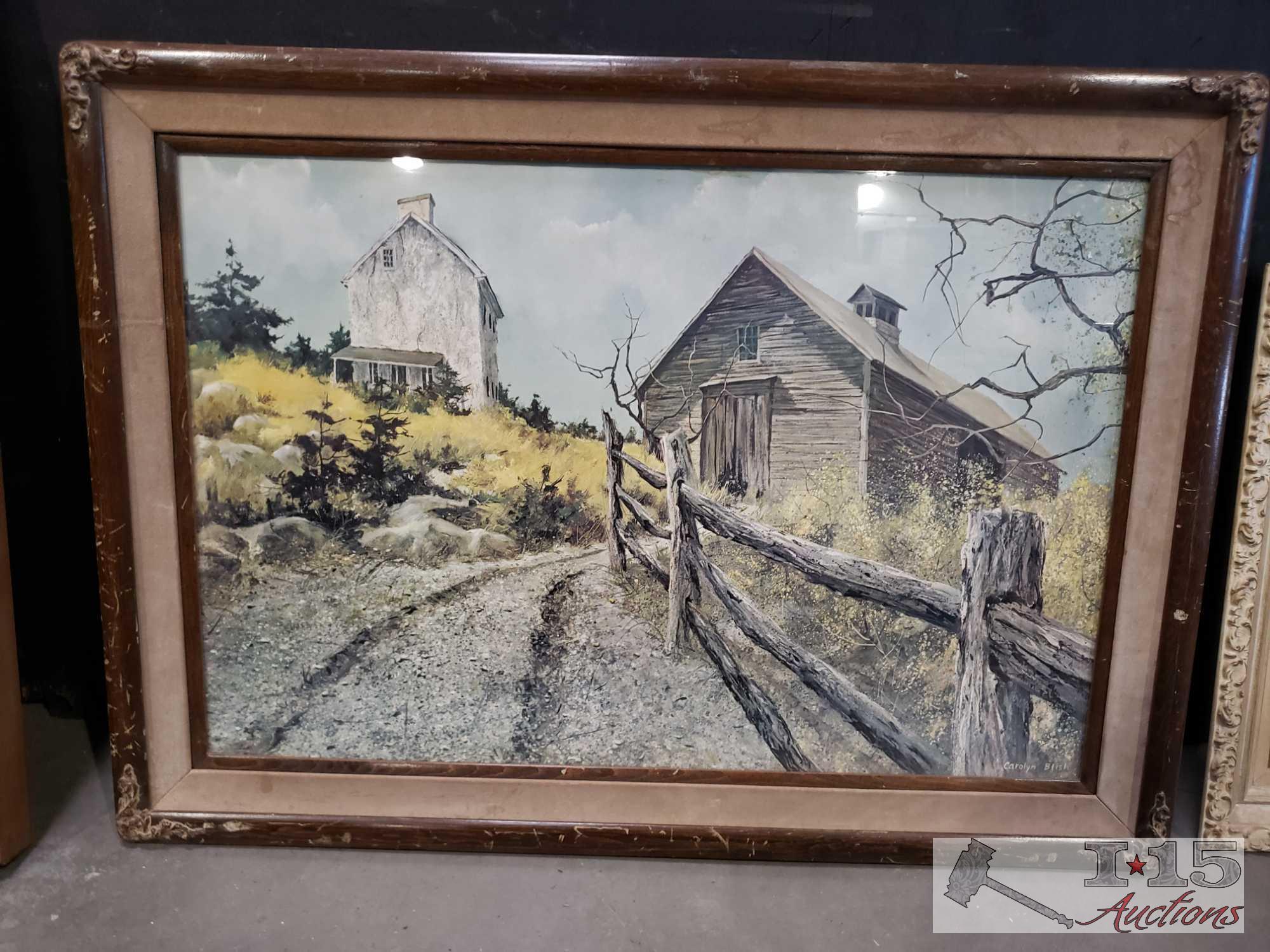 6 Pieces Of Framed Art
