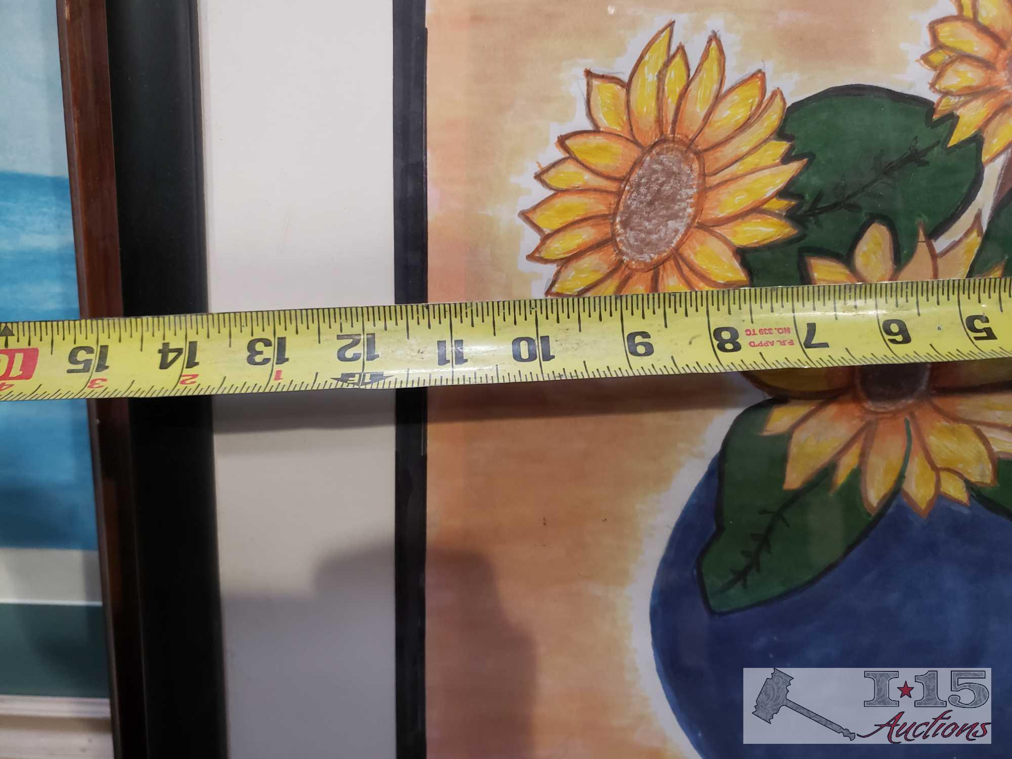 6 Pieces Of Framed Art