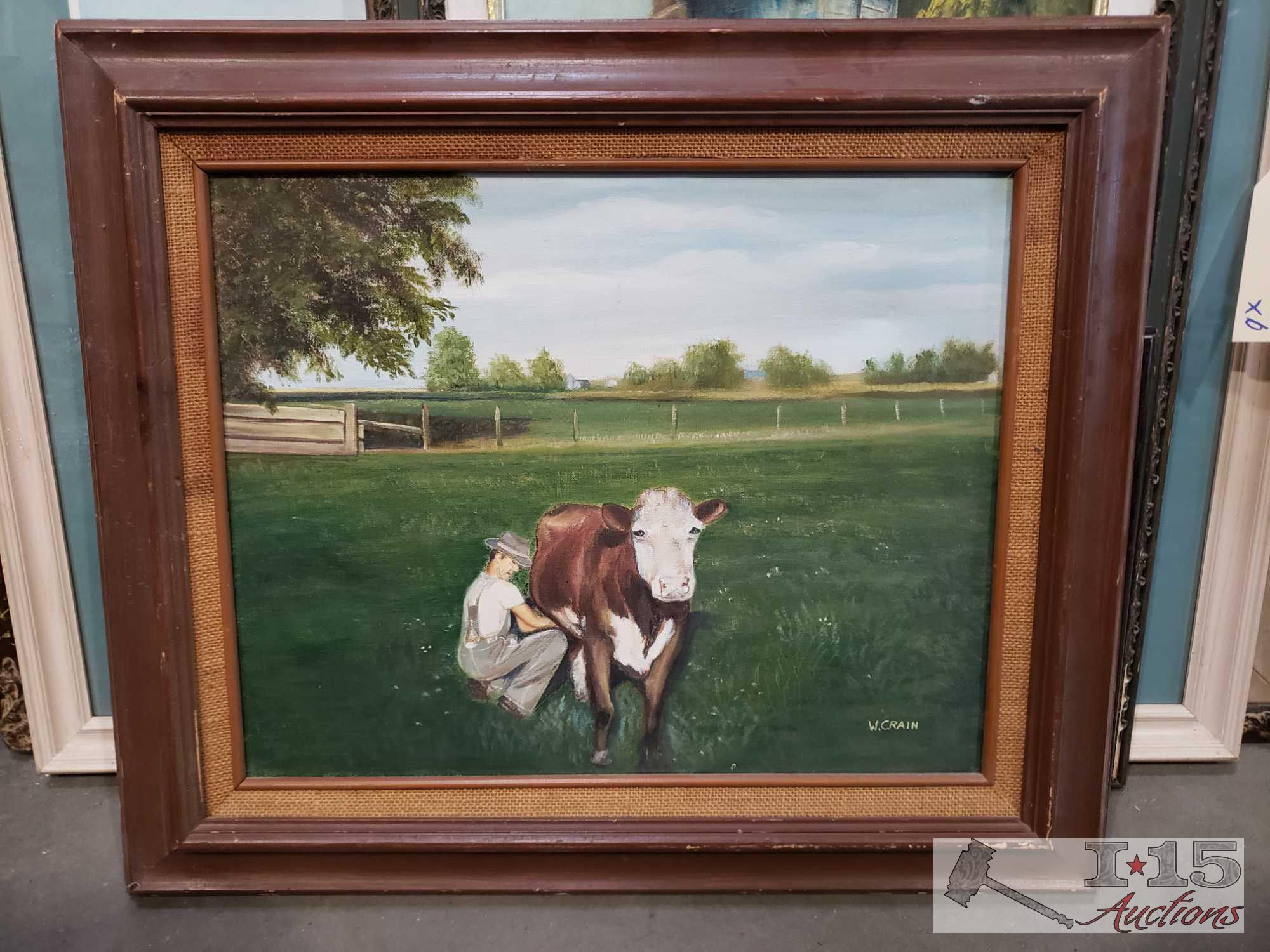 6 Pieces Of Framed Art