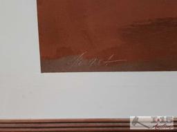 Oil Painting "Signals" by James Carter, Framed with Certificate of Authenticity