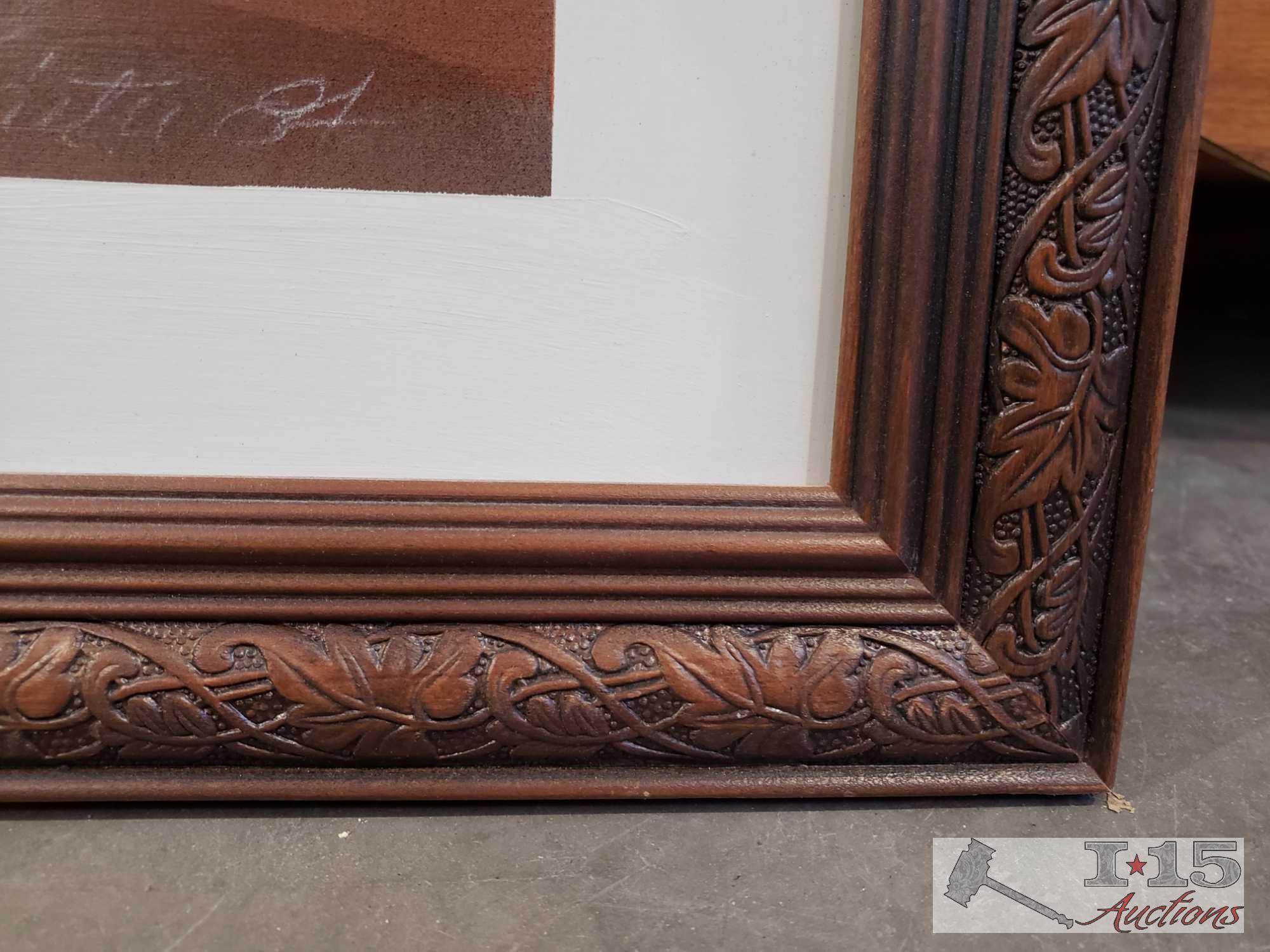 Oil Painting "Signals" by James Carter, Framed with Certificate of Authenticity