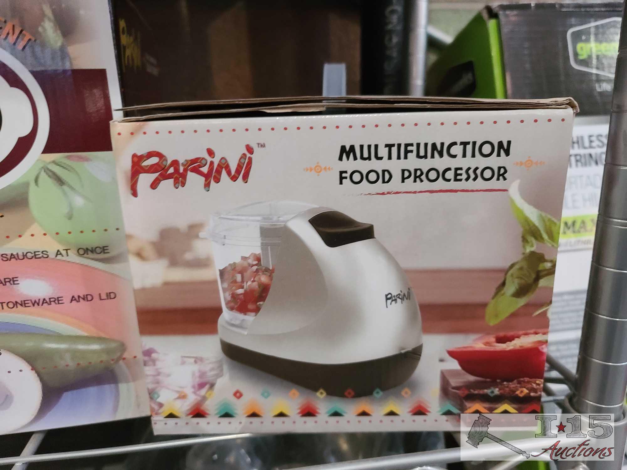 Food Processor. Dual Compartment Warmer.
