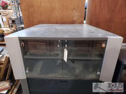 Entertainment Centers & Rolling Shelf