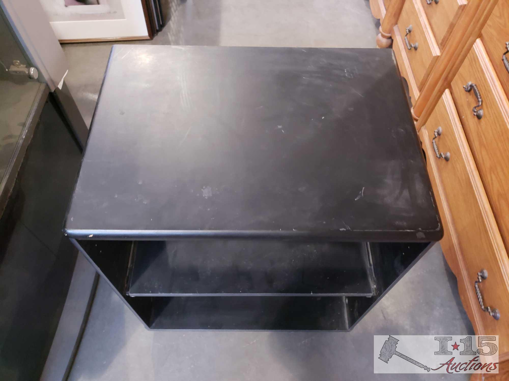 Entertainment Centers & Rolling Shelf