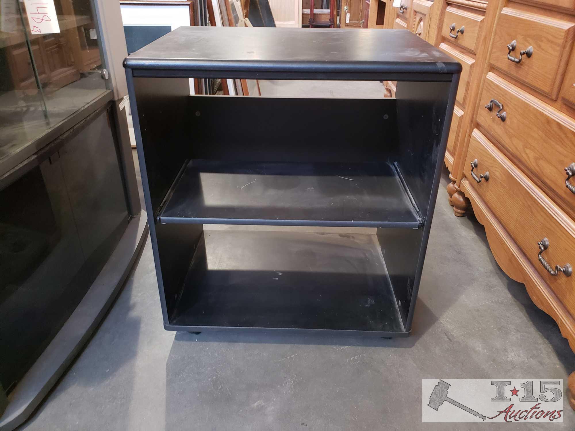 Entertainment Centers & Rolling Shelf