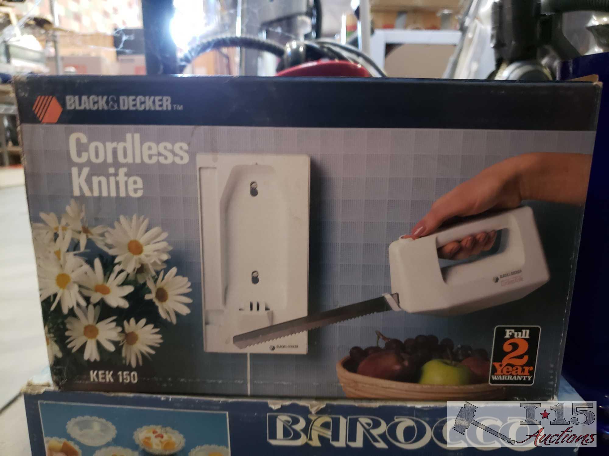 Coffee Pot, Knife Set, Steaming Pot, and More