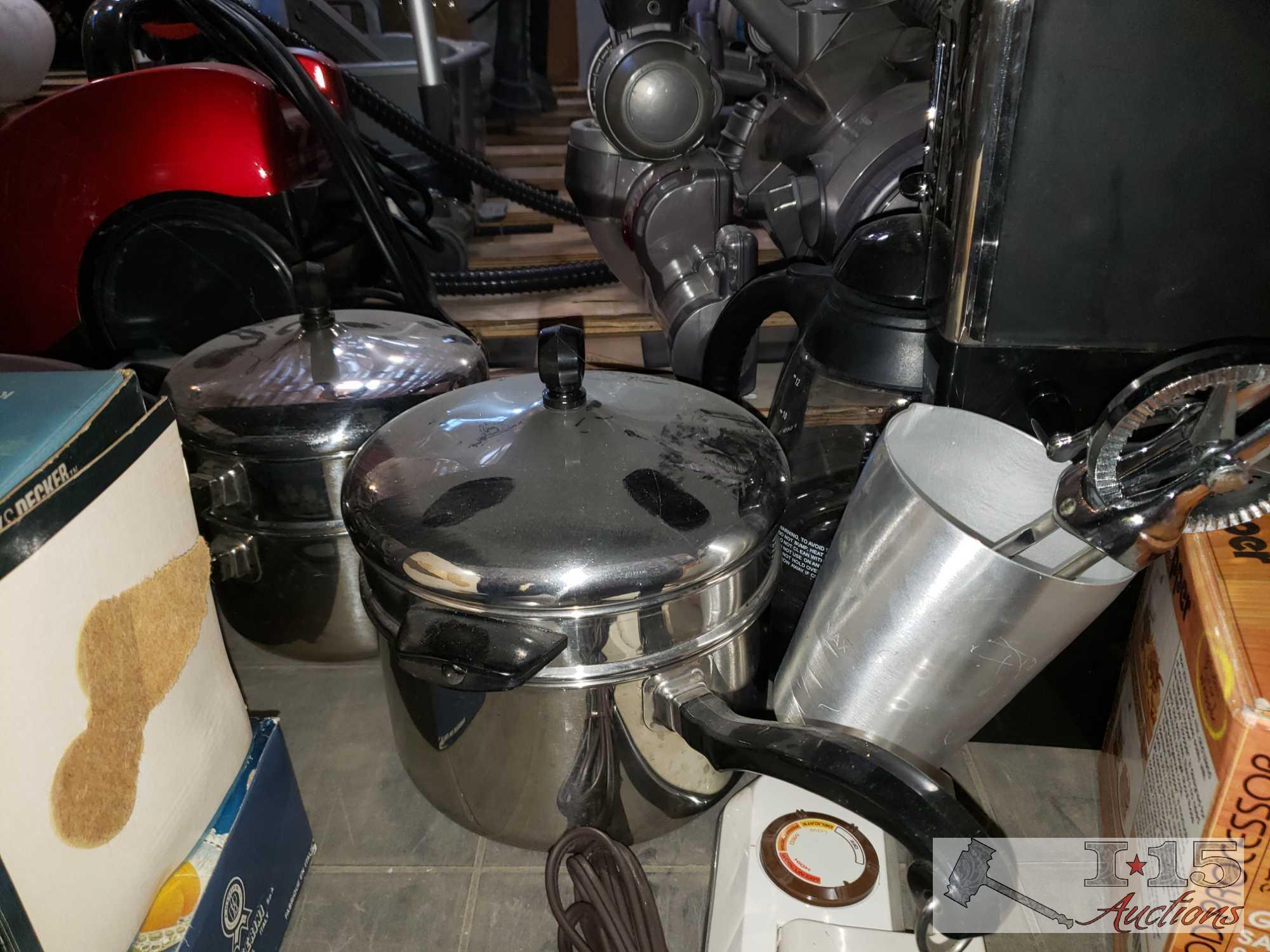 Coffee Pot, Knife Set, Steaming Pot, and More