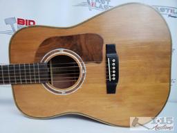 1985 Handmade Arrowhead Acoustic Guitar with Hard Case