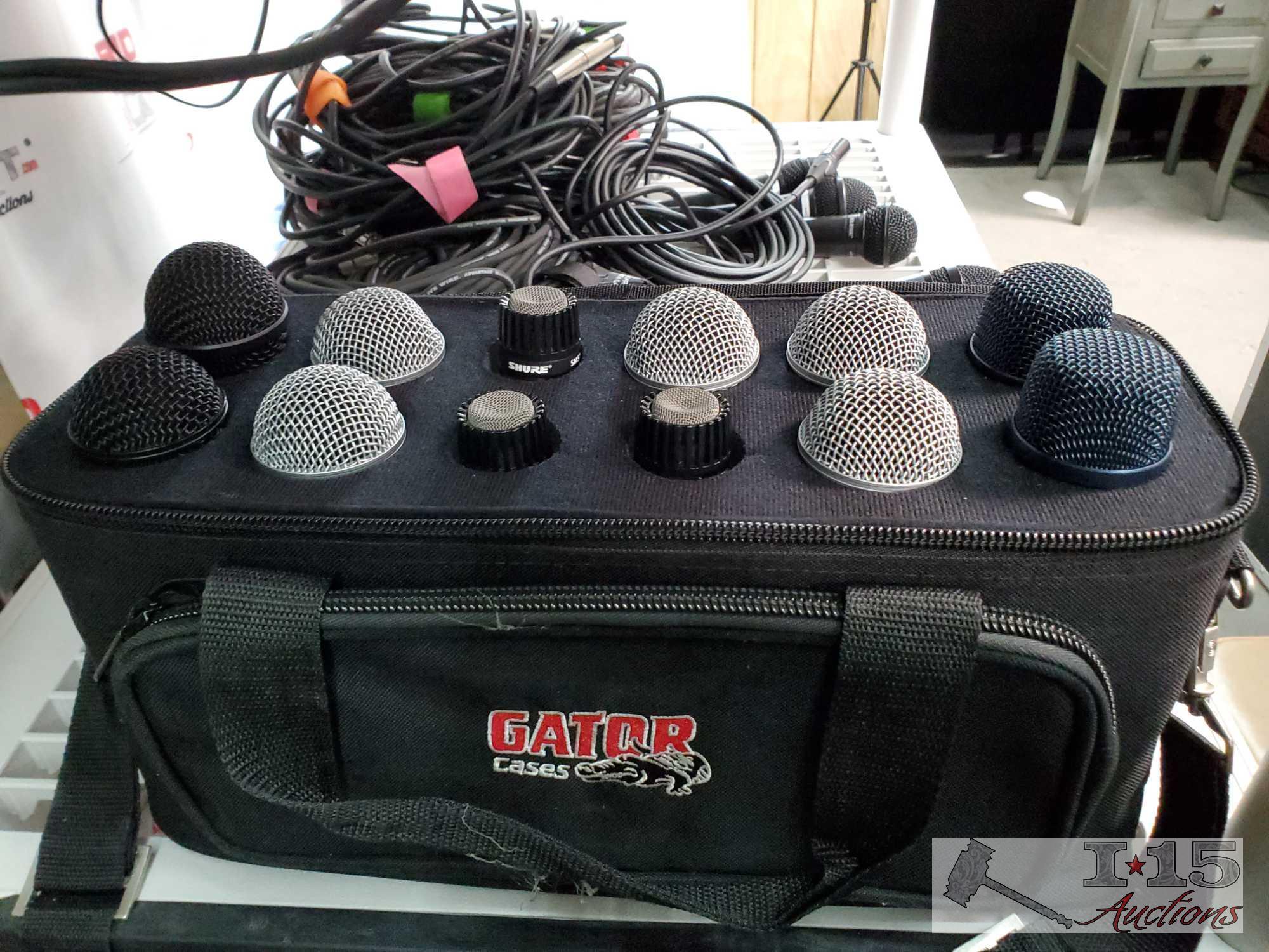 16 Microphones, Cords, And More