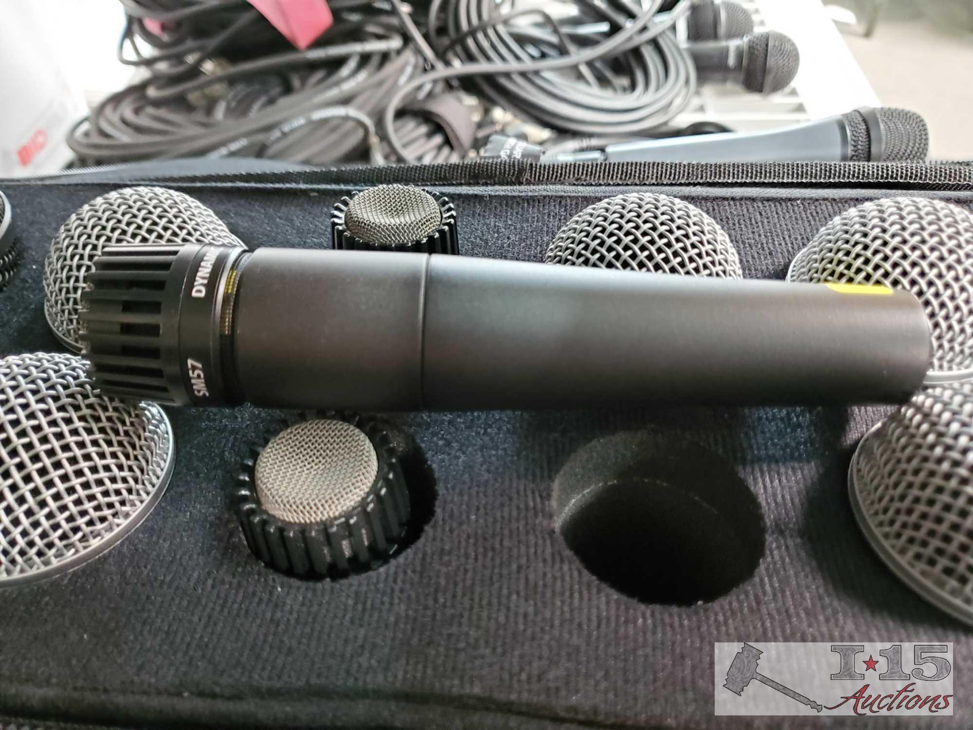 16 Microphones, Cords, And More