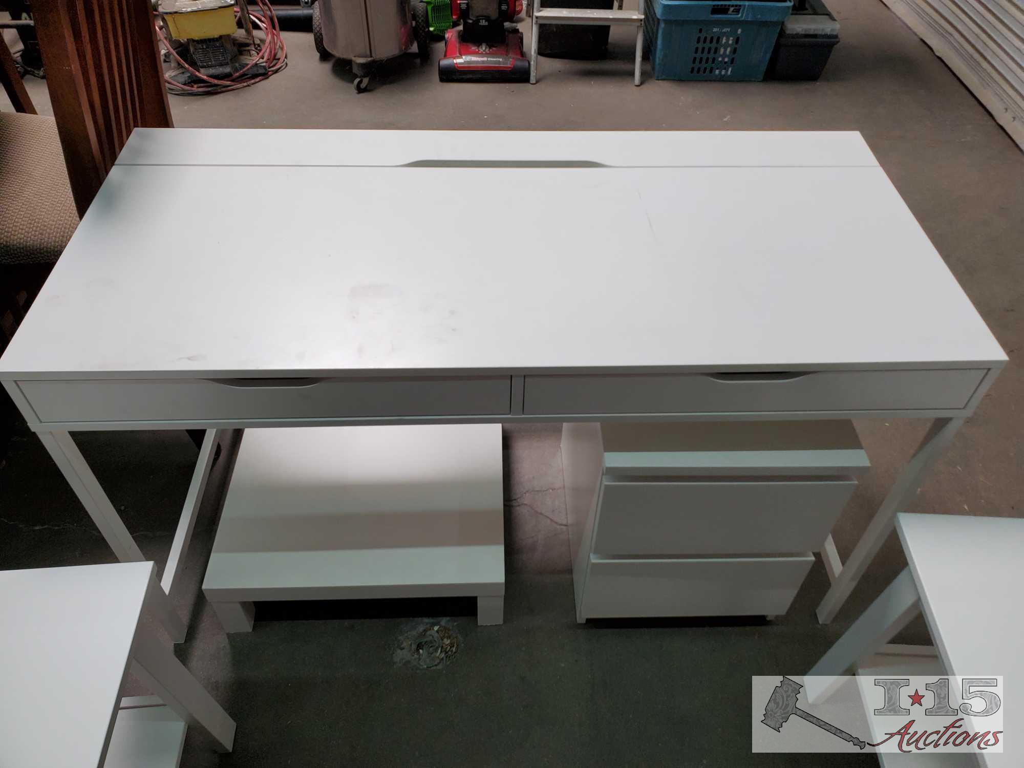 Ikea Desk, Drawer, End Tables, And More