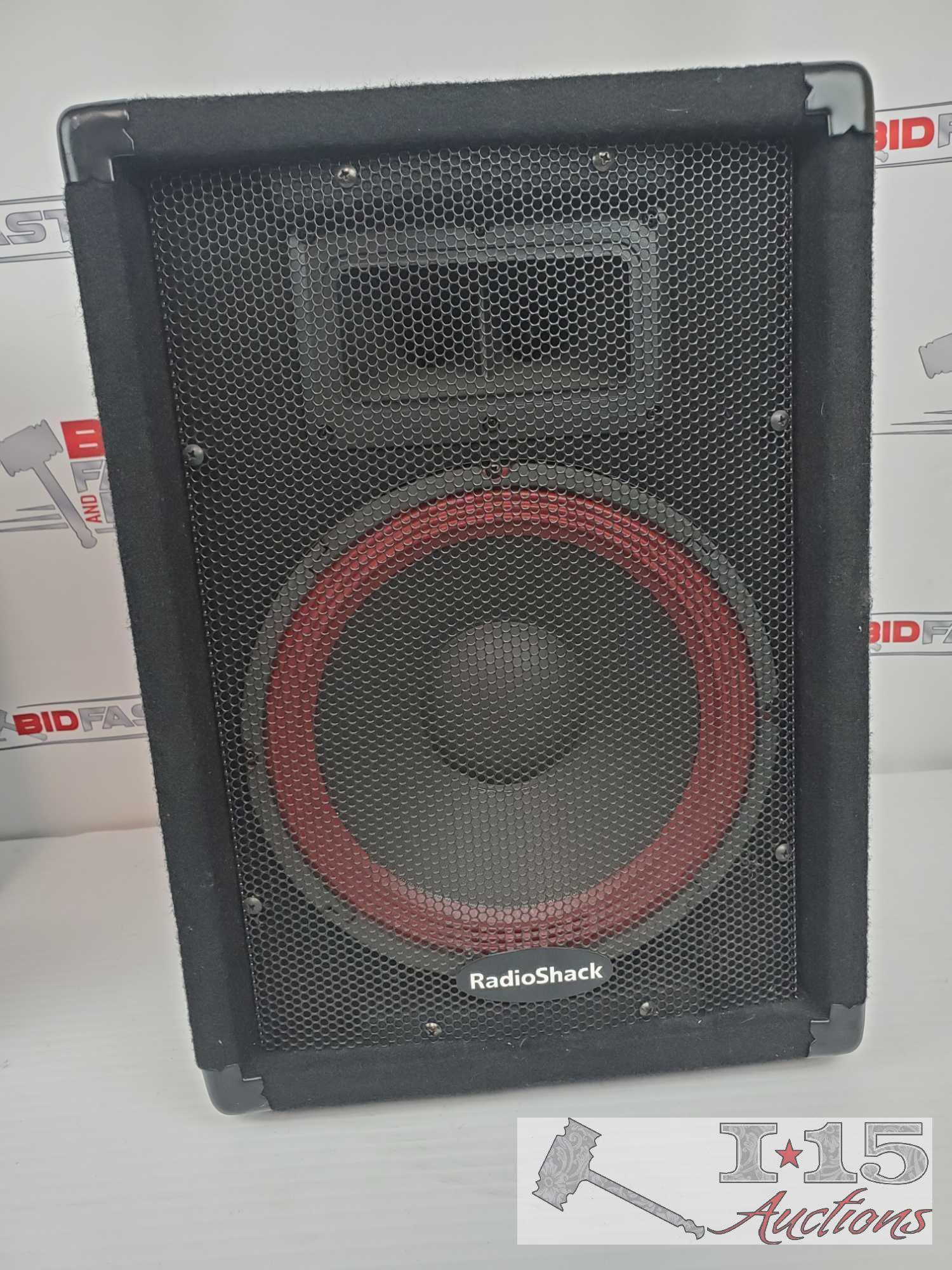 2 Radio Shack PA Speakers