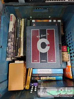 Tote Full Of Book, Yearbooks, and More