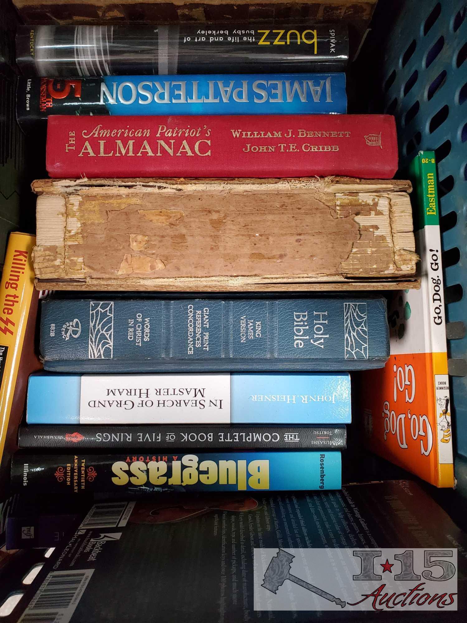 Tote Full Of Book, Yearbooks, and More