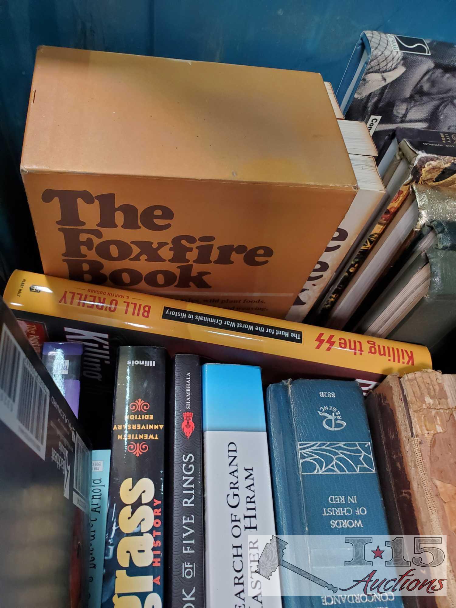 Tote Full Of Book, Yearbooks, and More