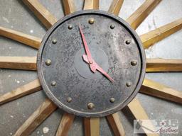 Vintage Starburst Clock