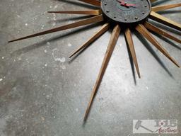 Vintage Starburst Clock