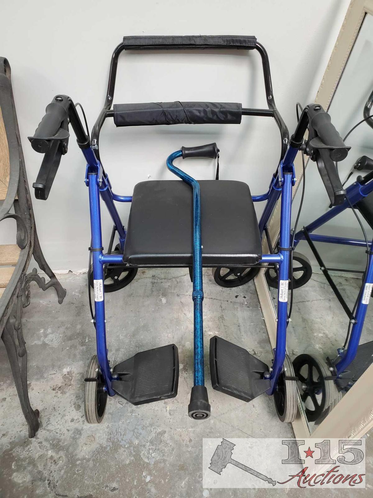 Adapt 2 It Walker and Walking Cane