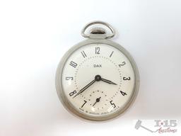 Waltham Engraved Pocket Watch And Dax Pocket Watch