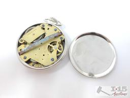 Waltham Engraved Pocket Watch And Dax Pocket Watch